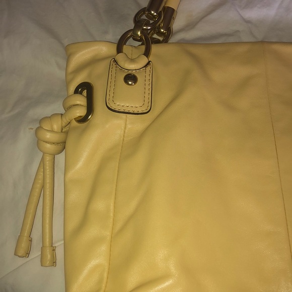 Coach purse butter nut yellow leather New ! - Picture 7 of 8